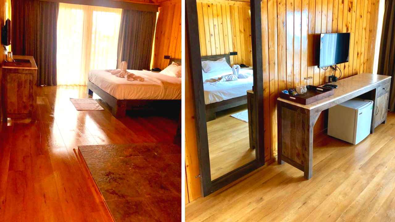 Wooden flooring Goa, Larive Resort flooring, wooden flooring 